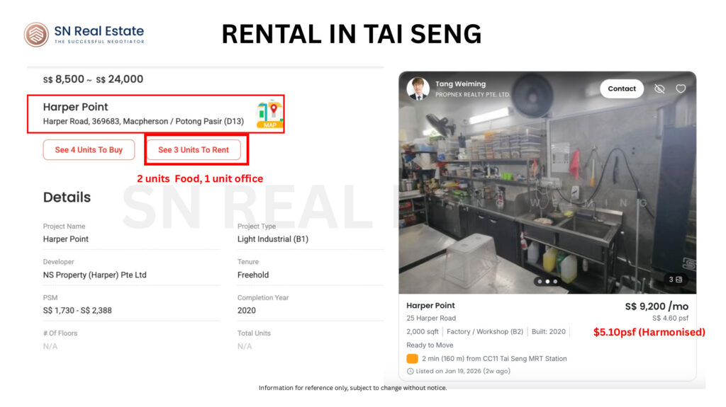 Tai Seng Rental